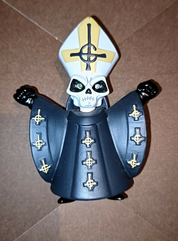 ghost Papa Emeritus 悪魔崇拝 逆十字架 レジン トイ ブラックメタル ロブゾンビ チャールズマンソン ジョンゲイシー ジェフリーマーダー