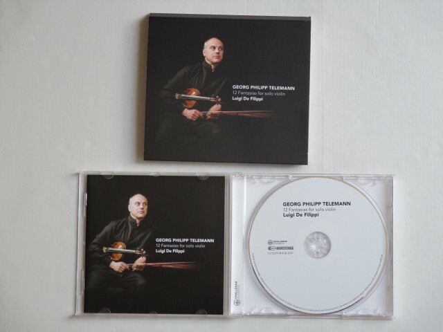 CD（輸入盤）　テレマン　『無伴奏ヴァイオリンのための12のファンタジア』　フィリッピ　送料180円