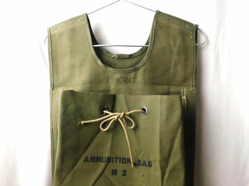 40s50s ビンテージ ミリタリー M 2 AMMUTION BAG ベスト 鞄 デッドストック DEAD STOCK