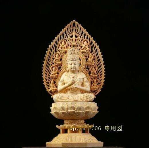 大日如来座像 総檜材　仏教工芸品　木彫仏教　精密彫刻　仏師で仕上げ品