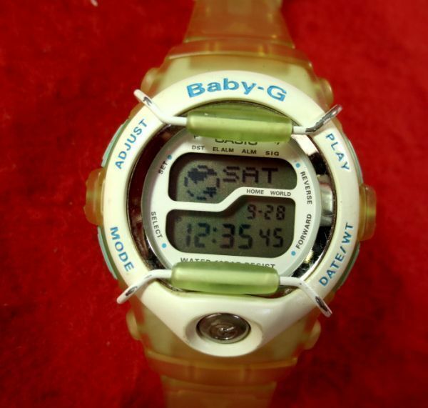 GS191） ◎完動腕時計 送料無料(定形外)★CASIO カシオ BABY-G Gショック系★BGT-100◎ユーミン松任谷由実ツアー限定レア品