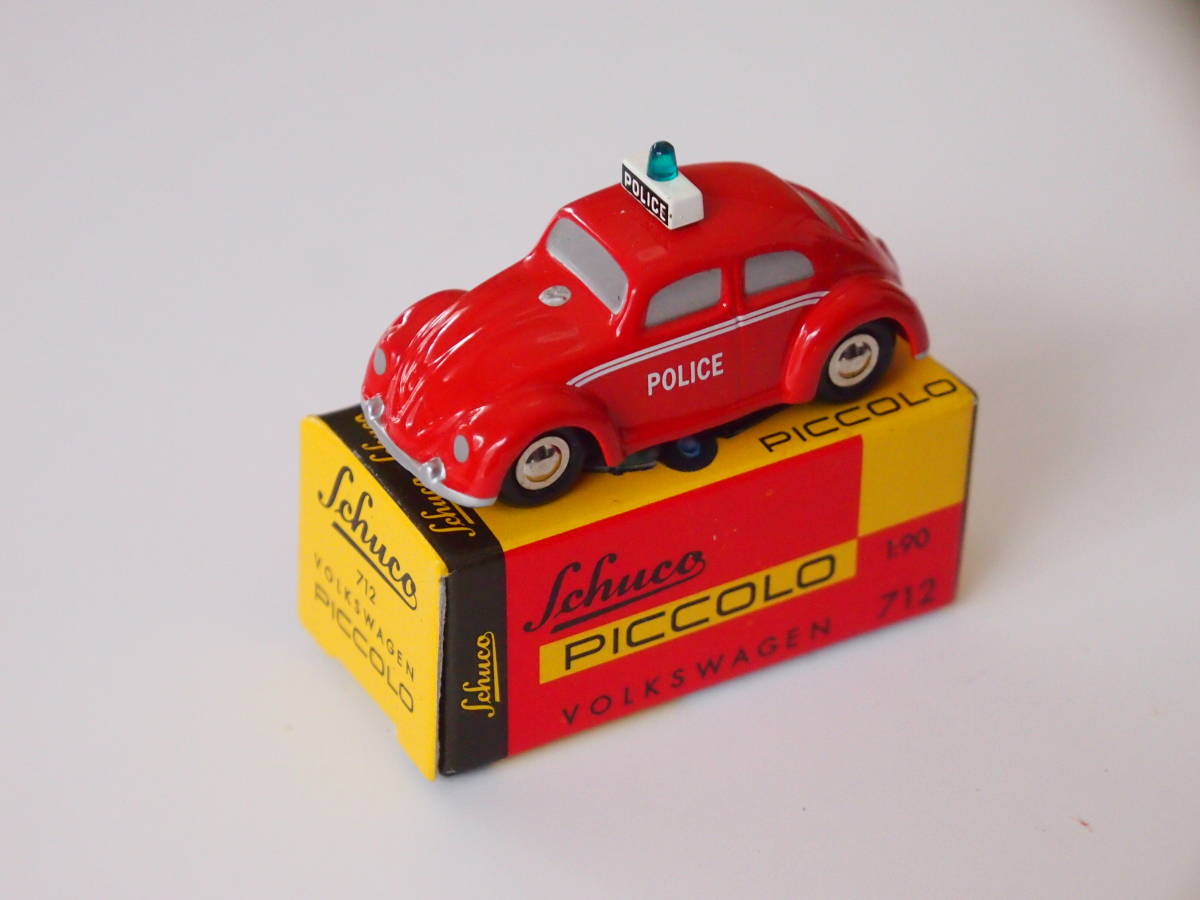 Schuco Piccolo　VOLKSWAGEN KAFER（POLICE）限定生産