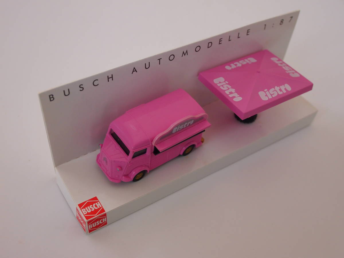 BUSCH 1/87 Citroen H (Bistro) PINK 超入手困難品