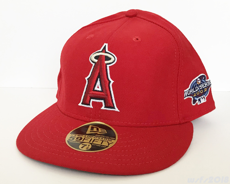 【MLB/新品】2002ワールドシリーズオーセンティックキャップ（エンゼルス）【NEW ERA/ニューエラ】