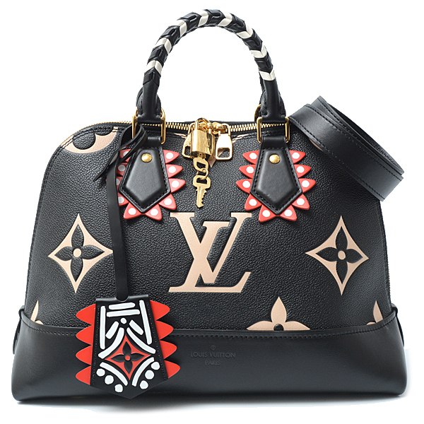 ルイヴィトン レディース アルマ PM LVクラフティ 2WAYハンドバッグ ショルダーバッグ モノグラムジャイアント Louis Vuitton M45380 中古