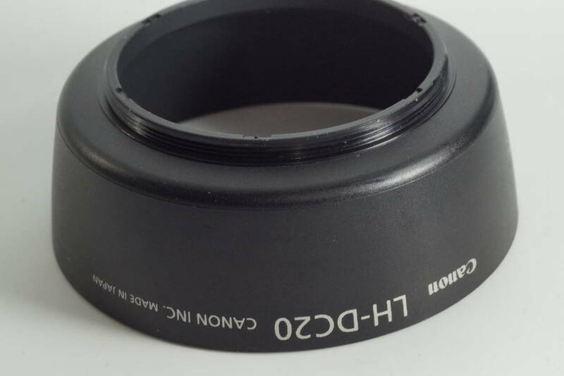 RBGF07『送料無料 おおむねキレイ』Canon レンズフード LH-DC20とCONVERSION LENS ADAPTER LA-DC52E