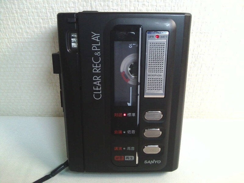 日本製　SANYO サンヨー CLEAR REC&PLAY カセットレコーダー MR-56型 ★完動品