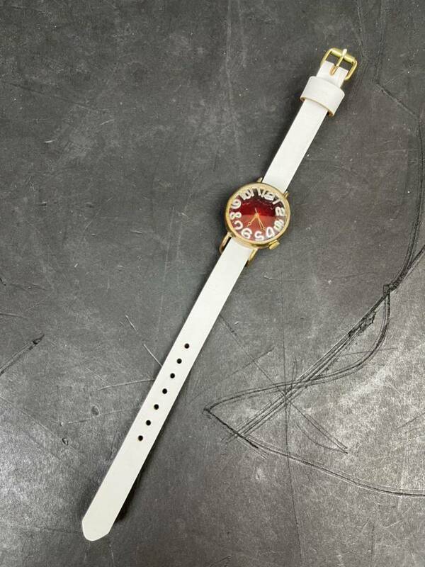 渡辺工房×G.R.C　レディースブラスハンドメイドウォッチ　クォーツ　手作り腕時計