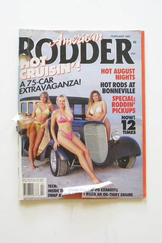 洋書 1992年2月 American Rodder@Ford Deuce カスタム ホットロッド ムーンアイズ フォード デュース ロードスター アメリカングラフティー