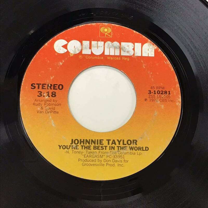 SOUL 45 / Johnnie Taylor Disco Lady
