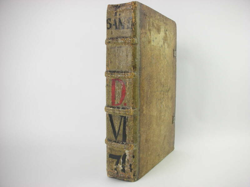 希少！アンティーク　中世　1514年~1515年サンティウス・デ・ポルタ聖書★キリスト　宗教　古書　貴重本