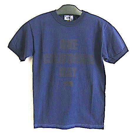 ●新品●O・C・D　インディゴ染めリンガープリントTシャツ 　S インディゴ　OCD6-0009D 