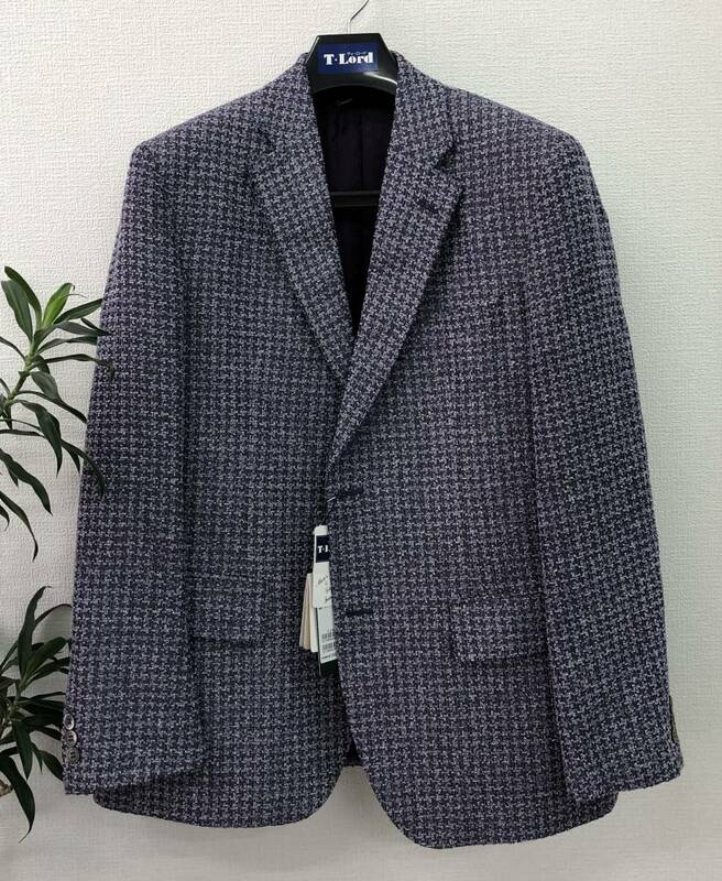 【新品タグ付き】THE GELLAN PRECIOUS　ツイードジャケット　日本製　絹100％裏地キュプラ　シェルボタン　メンズハイブランド　4020-6592