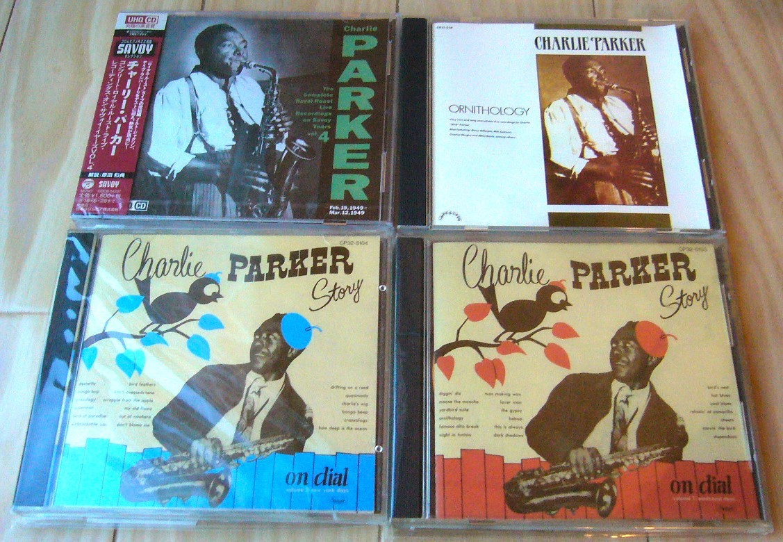  廃盤 4枚 UHQCD ロイヤル ルースト ライブ ④ LIVE チャーリー パーカー ストーリー オン ダイアル ①② ORNITHOLOGY CHARLIE PARKER