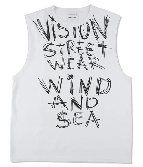【新品】WIND AND SEA VISION x WDS N/S TEE Color : White Size : XL
