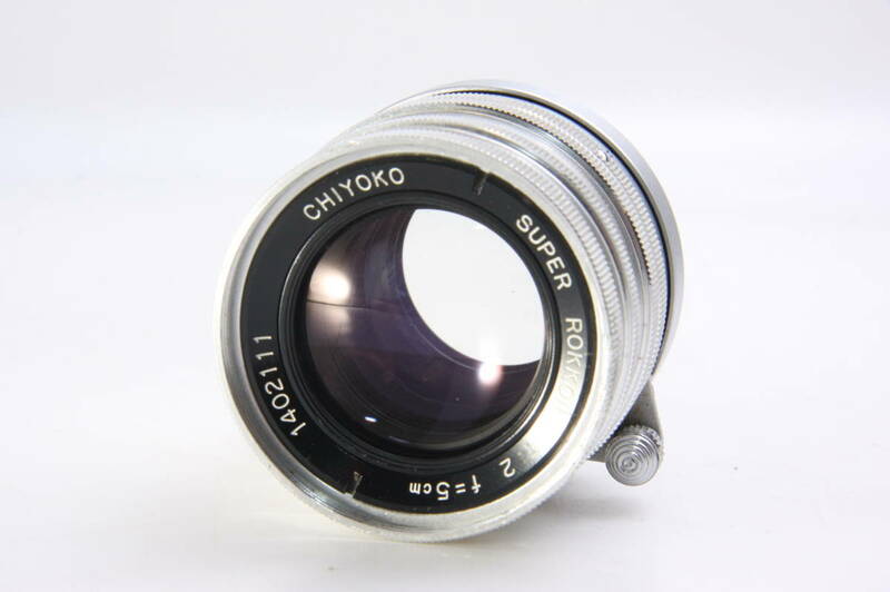 [B] CHIYOKO SUPER ROKKOR 50mm 5cm F2★レンジファインダー★Leica Lマウント★10680