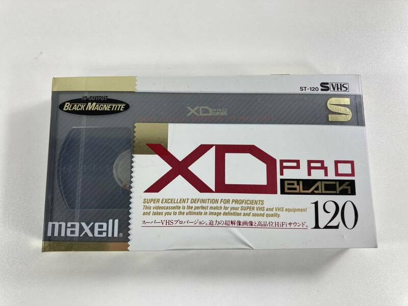 maxell マクセル S-VHS DA XD PRO ST-120XD(P) 120分 ビデオテープ 1本