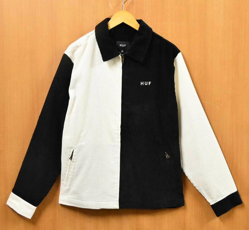 未使用品 展示品 HUF ハフ VANDENBERG CORDUROY JACKET フルジップ コーデュロイジャケット メンズM 新品(42449