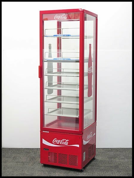 ●引取限定 2020年製!美品! Coca-Cola/コカ・コーラ 冷蔵温蔵ショーケース パナソニック SSR-C283CH2R パススルー 4面ガラスショーケース