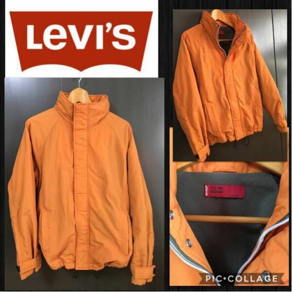 ■Levi's リーバイス RED TAB ナイロン ジャケット ジャンパー ブルゾン 上着 M 厚手2000年製 美品 