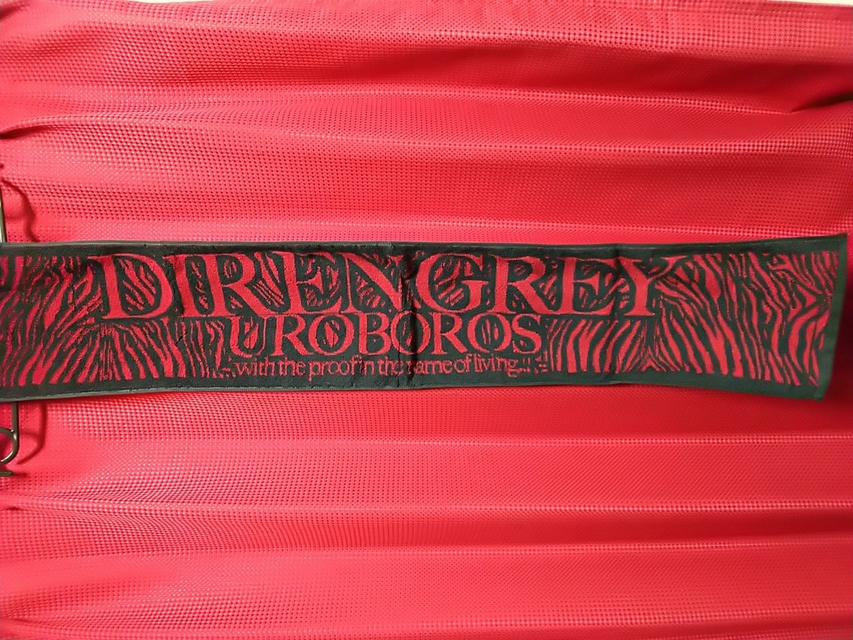 DIR EN GREY UROBOROS マフラータオル 黒赤/検索 sukekiyo 京 薫 2010年 武道館限定 Tシャツ タオル ステッカー PHALARIS PSYCHONNECT