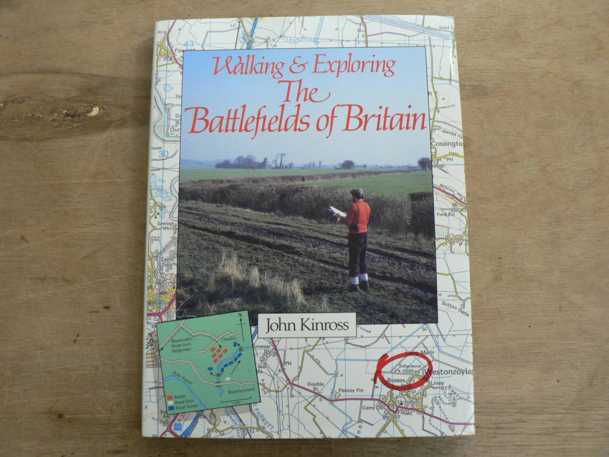 洋書 Walking and Exploring the Battlefields of Britain イギリス 中世 古戦場