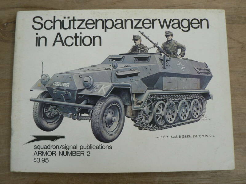 洋書 Schutzenpanzerwagen in Action squadron/signal publications ARMOR NUMBER 2/ドイツ軍 第二次世界大戦 戦車 ナチス