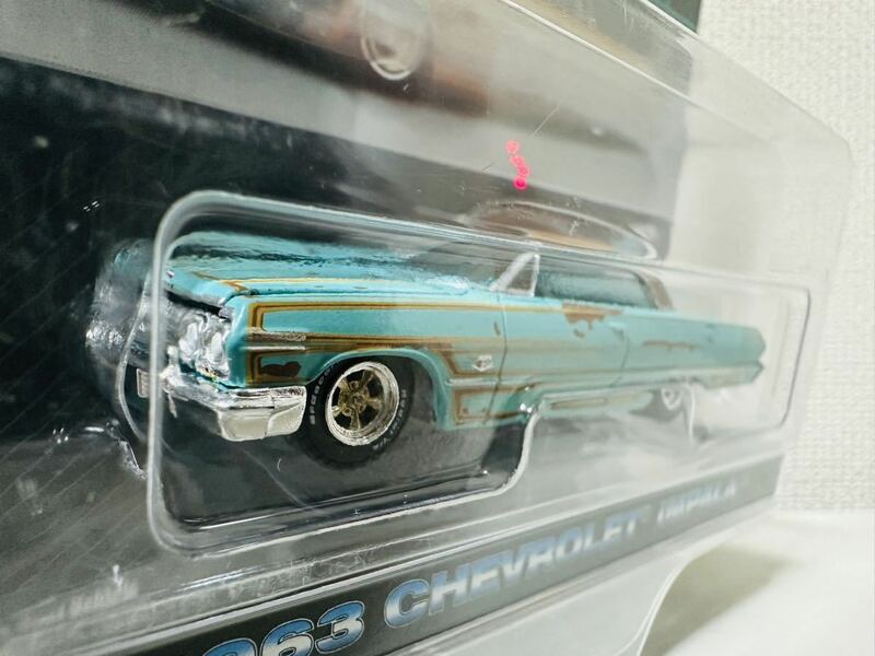 GreenLightグリーンライト/'63 Chevyシボレー Impalaインパラ Lowriderローライダー 1/64