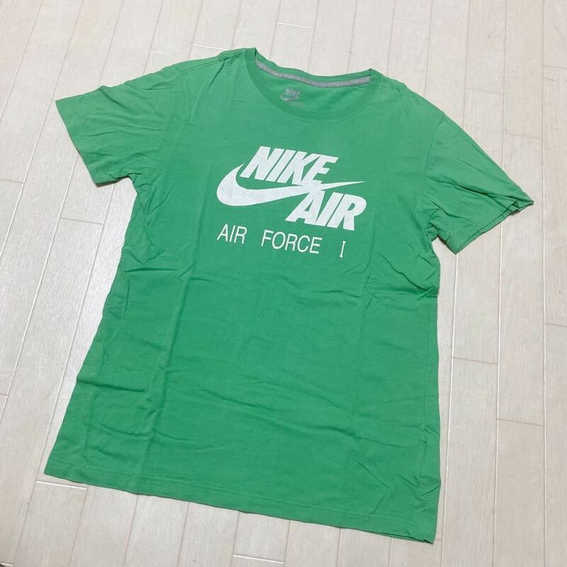 3614☆ NIKE ナイキ トップス 半袖Tシャツ クルーネックTシャツ カジュアル メンズ L ライトグリーン