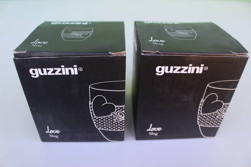 グッチーニ GUZZINI マグ2P LOVE サンド 11510079 　2個セット 未開封　箱痛み品 