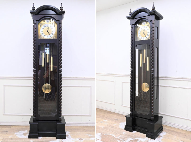 KG12 日本製 シチズン 機械式 木製 錘式 ホールクロック グランドファーザークロック 置時計 フロア時計 引き取り大歓迎