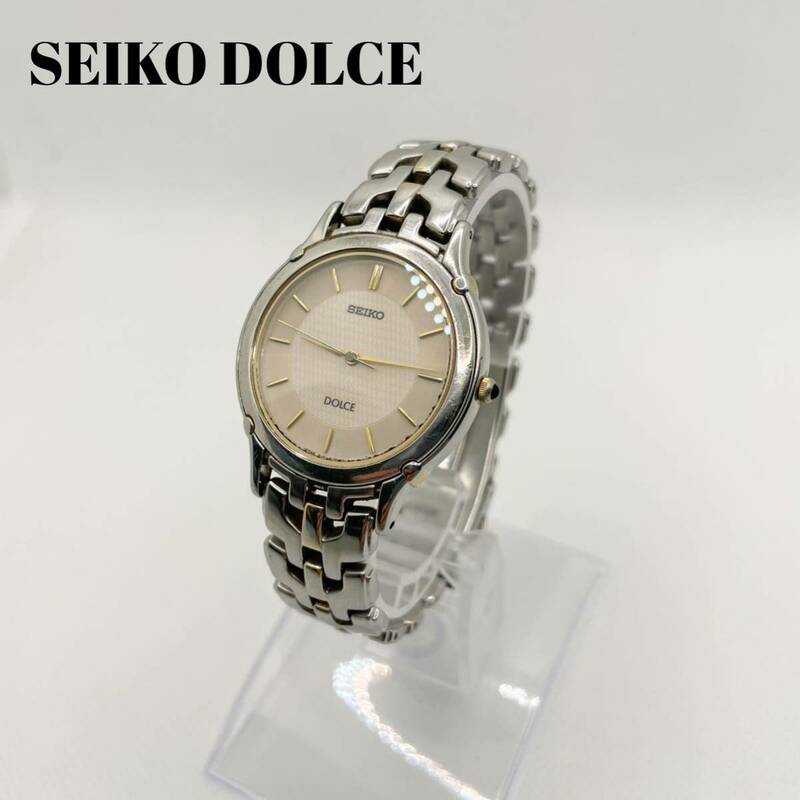 セイコードルチェ　腕時計　ステンレス　ドレスウォッチ　コンビモデル　SEIKO DOLCE ユニセックス