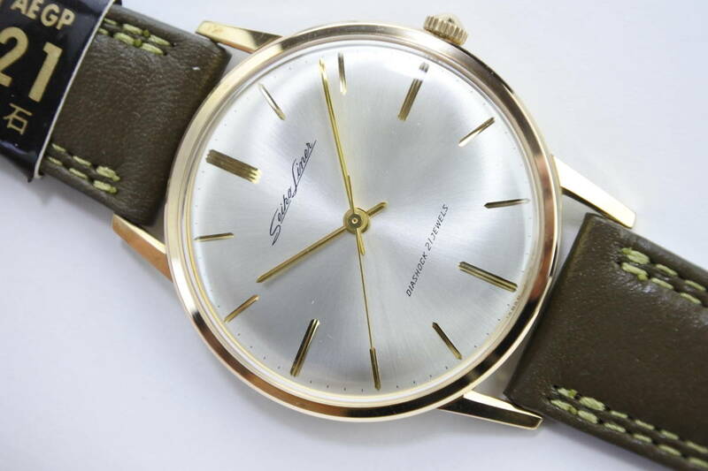 ☆☆☆1960年代製　SEIKO　セイコー ライナー　21石　薄型高級手巻紳士腕時計　奇跡デッドストック品