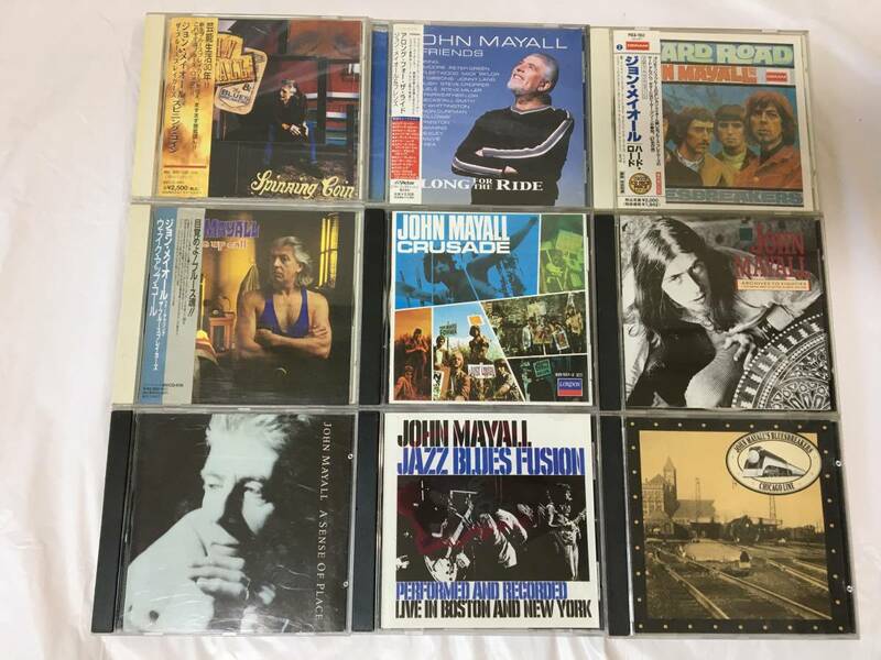 〇L417〇CD JOHN MAYALL ジョン・メイオール 9枚まとめ ハード・ロード/アロング・フォー・ザ・ライド/ARCHIVES TO EIGHTIES/CHICAGO LINE