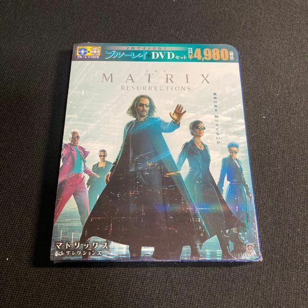 【未開封】Blu-ray Disc マトリックス レザレクションズ ブルーレイ＆DVDセット 2枚組 キアヌ・リーブス セル版 wdv55
