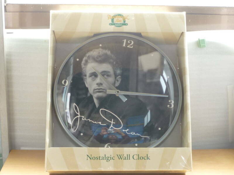 ジェームス ディーン　掛時計　Nostalgic Wall Clock　James Dean　アメリカン　レトロ調　ビンテージ風