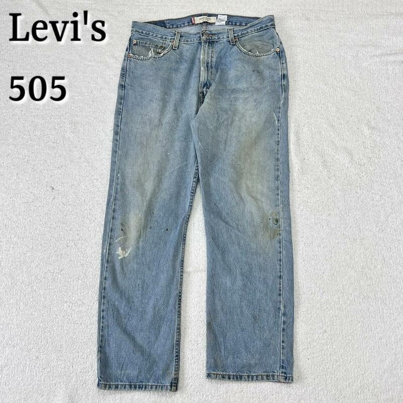 Levi's リーバイス 505 デニム ジーンズ 36 古着 水色