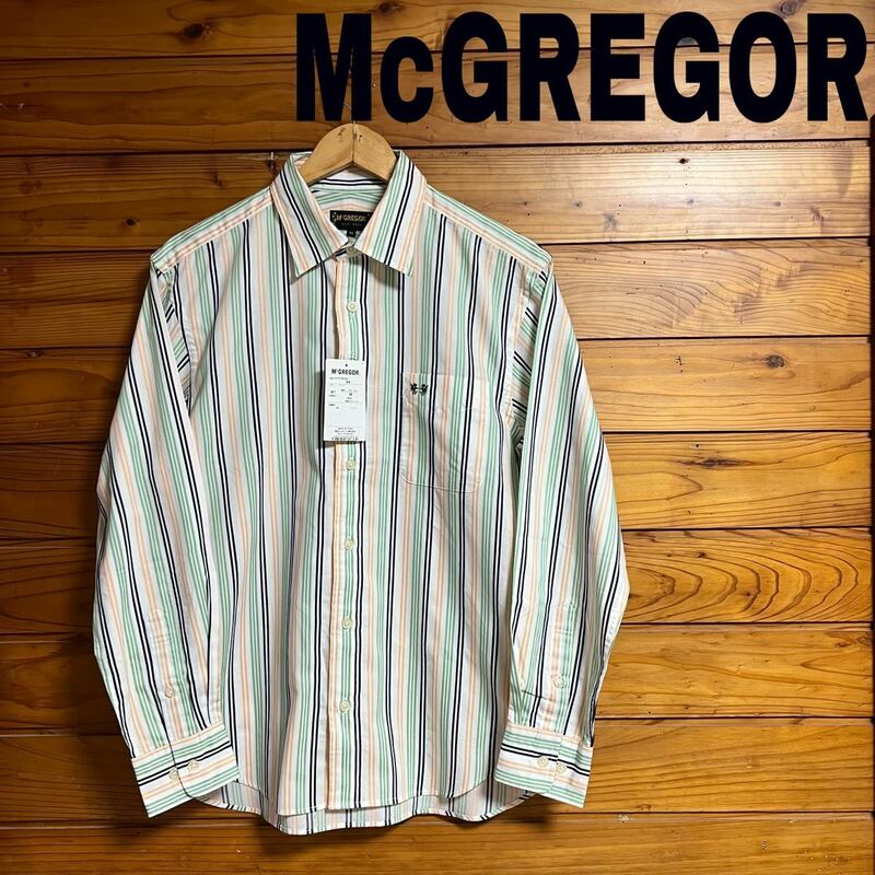 McGREGOR ストライプ　シャツ　長袖