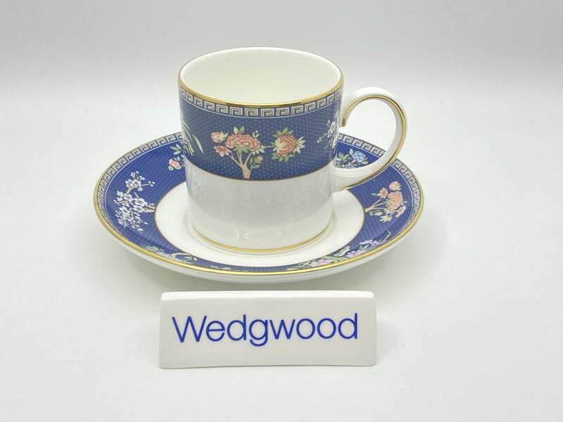 WEDGWOOD ウェッジウッド BLUE SIAM Coffee Cup & Saucer ブルーサイアム コーヒーカップ&ソーサー *L385