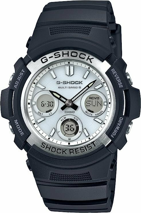 デジタルとアナログのスタンダードモデル!!CASIO/カシオ G-SHOCK/ジーショック 電波ソーラー メンズ 腕時計 AWG-M100S-7AJF