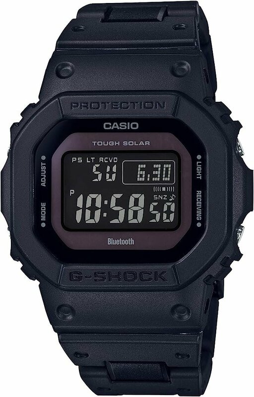 初代DW-5000Cの誕生から形を変えずに進化!Bluetooth!!CASIO/カシオ G-SHOCK/ジーショック ソーラー電波時計 メンズ 腕時計 GW-B5600BC-1BJF