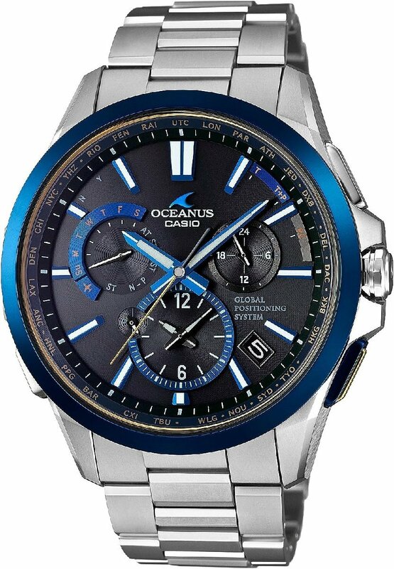 CASIO/カシオ OCEANUS/オシアナス GPSハイブリットソーラー電波 チタン メンズ 腕時計 OCW-G1100TG-1AJF