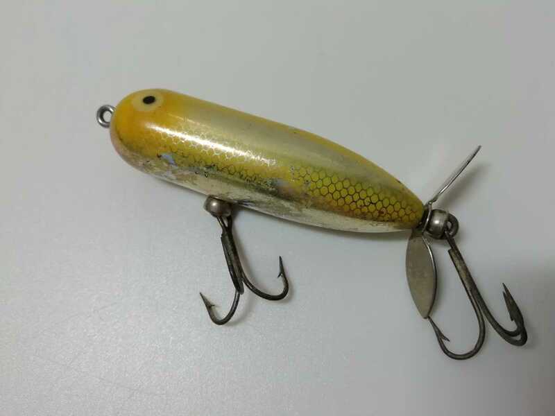 オールド へドン ベビートーピード NPY OLD HEDDON TORPEDO 吹き目 縦割 80年代 レアカラー メッキ 検 マグナムトーピード マグトー スミス