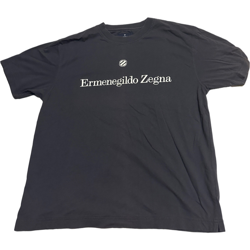 エルメネジルドゼニア Ermenegildo Zegna 胸ロゴ Tシャツ 未使用 S~Mサイズ相当