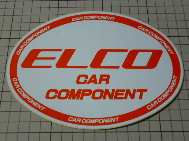 ELCO CAR COMPONENT ステッカー (177×29mm)