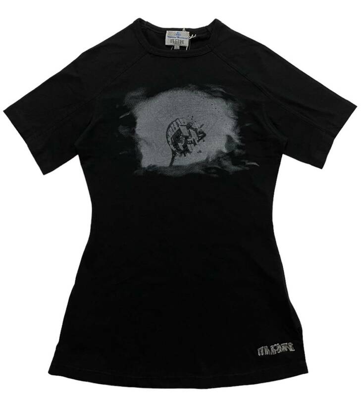 新品 ヴィヴィアンウエストウッドマン Vivienne Westwood MAN イタリア製 カットソー Tシャツ L ブラック