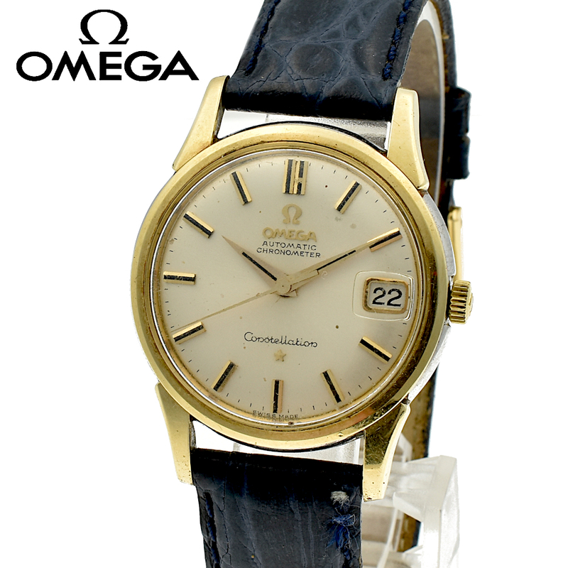OMEGA オメガ コンステレーション Ref.14393.61 SC Cal.561 自動巻き メンズ腕時計 シルバー×ゴールド