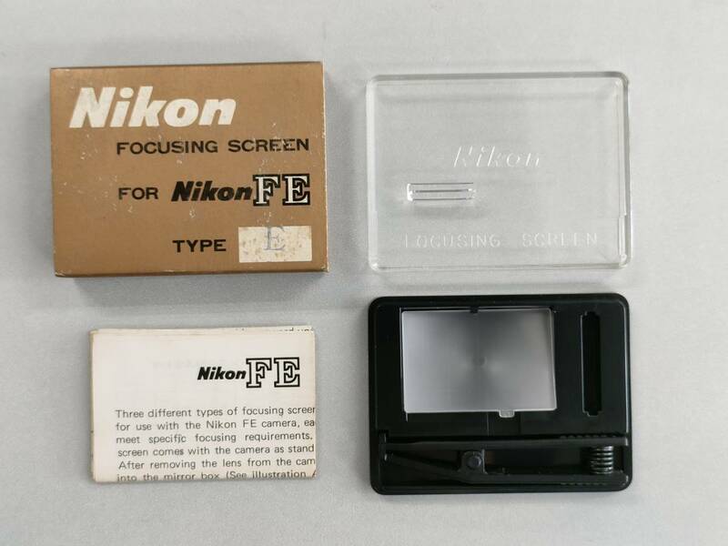 ◆ニコン FE専用ファインダークリーン E◆Nikon FOCUSING SCREEN FOR Nikon FE◆デットストック