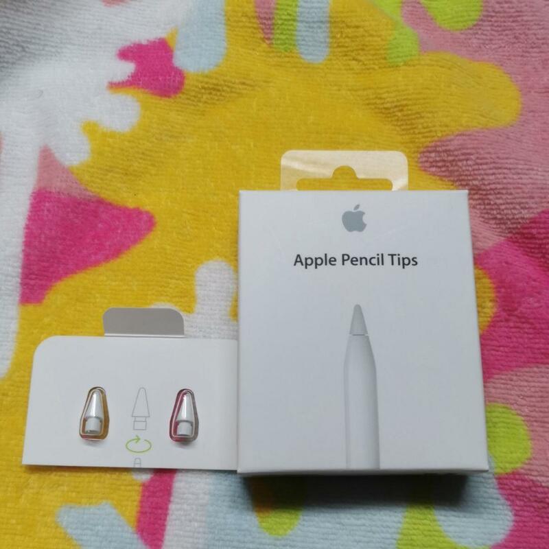 Apple Pencil tips　ペン先　純正　アップルペンシル　チップ　2つ 2個　バラ