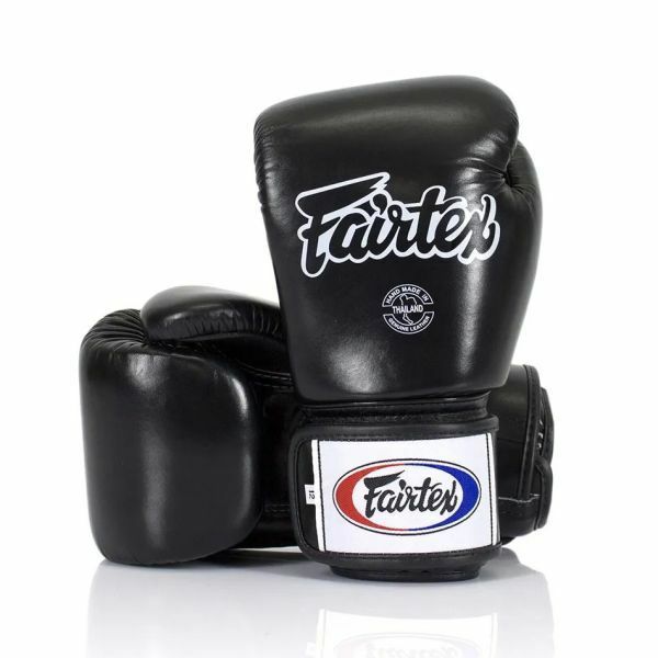 新品 Fairtex フェアテックス 本革性 レザー グローブ BGV1 ブラック 14oz ムエイタイ ボクシング キックボクシング MMA 格闘技 Gloves